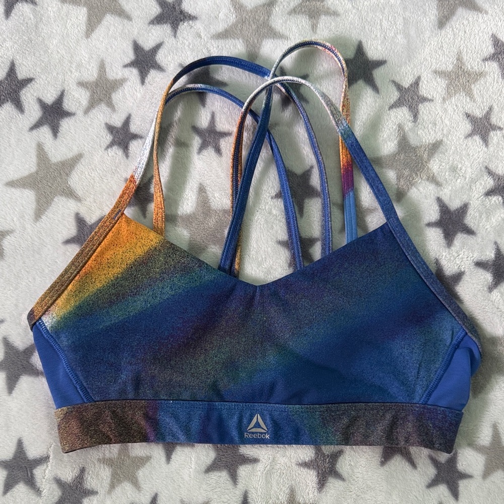 Reebok Women's Rainbow Strappy Bikini Top